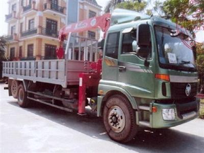 Xe tải thaco auman C1500 gắn cẩu unic 5 tấn 4 đoạn UR-V554