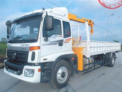 Xe tải Thaco Auman C160 gắn cẩu Soosan 5 tấn 3 đốt SCS513