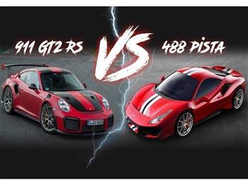Bảng thông số của Ferrari 488 Pista và Porsche 911 GT2 RS